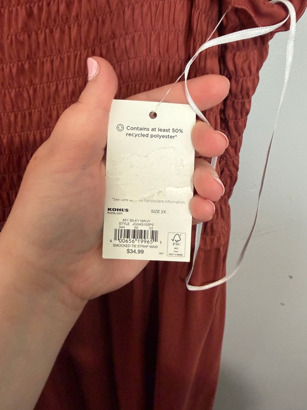 SO Maxi Dress Size 2X - Picture 3 of 6